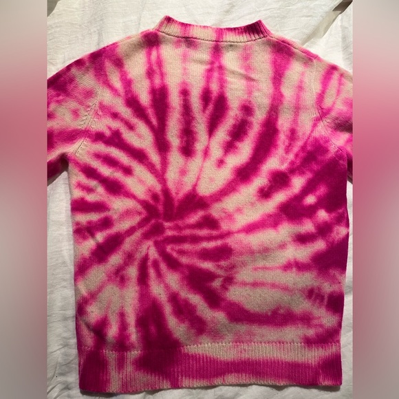 The Elder Statesman Tie-Dyed Cashmere Sweater - Picture 2 of 7